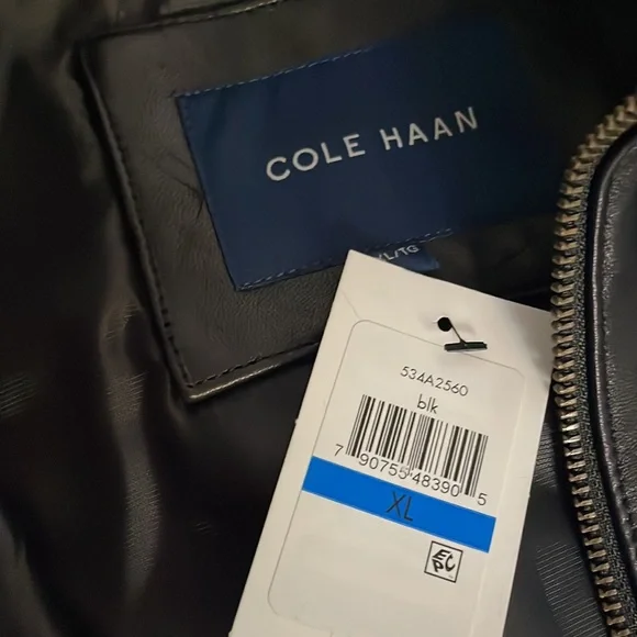 Cole Haan brand new lamb skin jacket